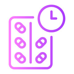 medicine gradient icon