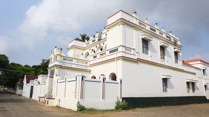 India, Tamil Nadu, Kanadukathan Palace or Chettinad Palace, Traditional Palace of Tamil Nadu, 20th Century Mansions Built by Chettiars, a prosperous financial community of Kanadukathan.