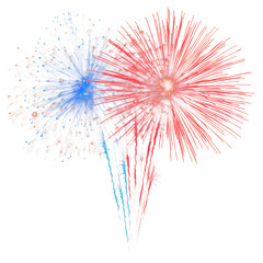 Colorful fireworks element PNG transparent