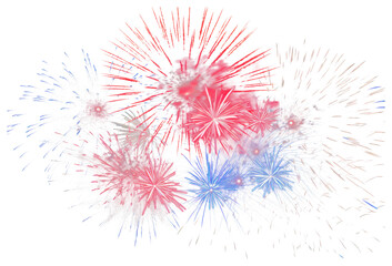 Colorful fireworks element PNG transparent