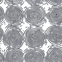 Fototapeta premium Elegant Black and White Spiral Pattern