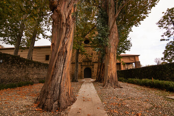 The Monastery of Yuste is a monastery and palace house where Charles I of Spain and V of the Holy Roman Empire stayed and died after his abdication. Cuacos de Yuste, Extremadura, Spain.