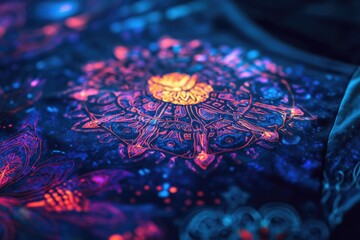 Fototapeta premium Close-up of a shirt featuring unique design details