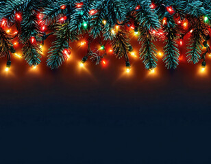 christmas tree with lights