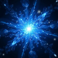 Dynamic Energy Burst in Blue