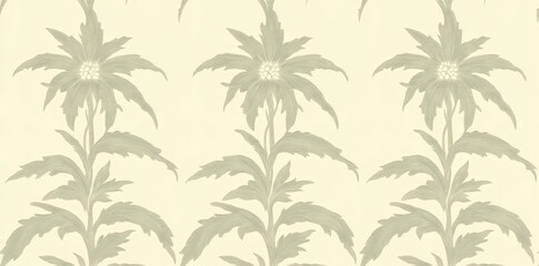seamless background with leaves