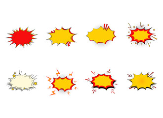 Cartoon Effect Shape SET