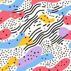 Fototapeta premium Colorful Abstract Pattern Design