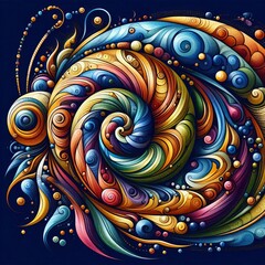 Abstract Insect Patterns Swirling patterns inspired by the textu