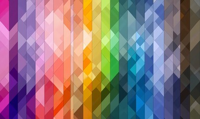 Obraz premium A modern, colorful and bright design with a seamless argyle pattern and a diamond-shaped background.