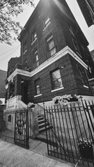 Postcard shots of the city in black and white