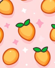 seamless background with fruit