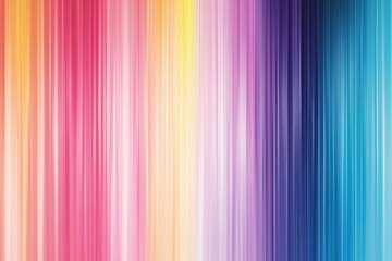 Obraz premium Dazzling array of bright stripes set against a rainbow canvas