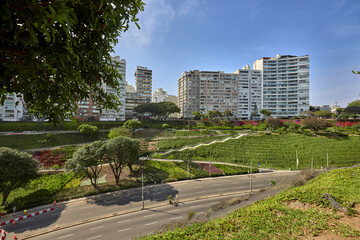 exploring the cliffs of Miraflores, with the endless blue of La Costa Verde by your side.Every step here feels like a celebration of life.  Lima Peru
