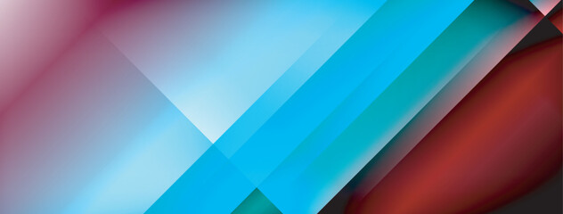 Obraz premium Colorful gradient with lines made of shadow and light. Creative background