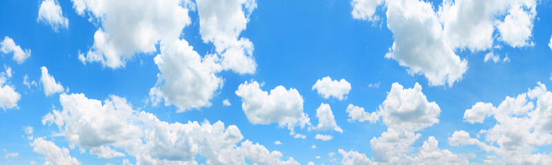 blue sky and clouds