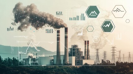 Chart with sharp declines and recovery trends, showing investment impact due to economic shifts