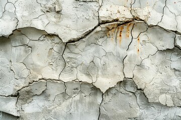 Fototapeta premium Surface wall concrete pattern for vintage background with rusty damage.