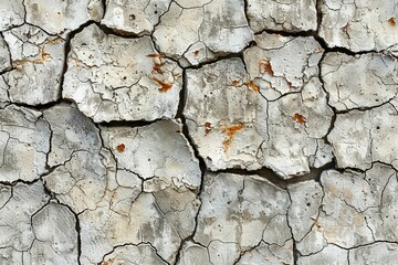 Obraz premium Surface wall concrete pattern for vintage background with rusty damage.