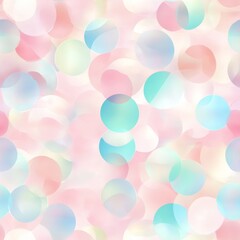Pastel Circles Background Pattern