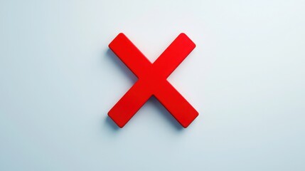 Innovative red typography design minimalist space modern studio conceptual
