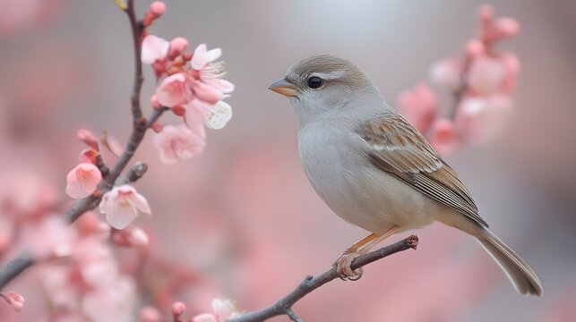 Chirping Joy: The Vibrant Little Bird