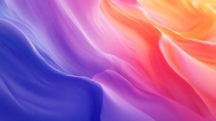 Obraz premium An abstract background featuring a gradient with a smooth transition between multiple hues