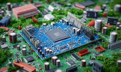 Obraz premium Removing unnecessary files and data, representing digital waste management and clearing up disk space, Stock.