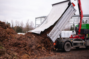 Composting at the city landfill