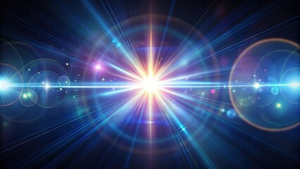 Obraz premium Shiny lights reflecting off an optical lens creating beautiful lens flares , shiny, lights, optical, lens, lens flares