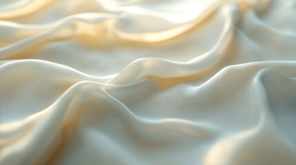 Obraz premium Soft, flowing fabric drapes elegantly, creating a serene and luxurious feel, Perfect for fashion, interior design, or advertising, this image conveys elegance and comfort in various creative projects