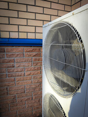 climate control air conditioner on the wall