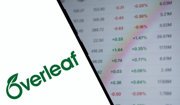 Dhaka, Bangladesh- 26 Nov 2024: Overleaf logo is displayed on smartphone. Overleaf is a cloud-based LaTeX editor for scientific writing and publishing.