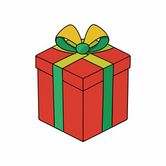 gift box isolated on white background