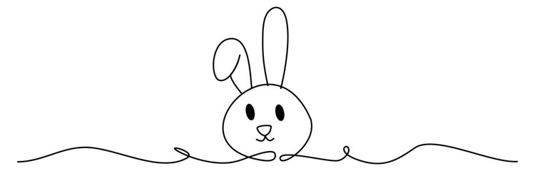 easter day line art illustration