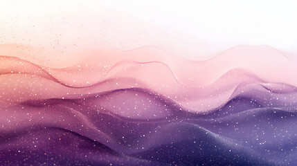 Obraz premium Soft Waves of Colorful Flow with Subtle Sparkles in the Background