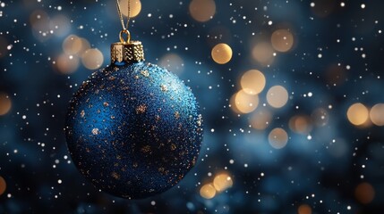 Christmas Card Design Template with Bauble Decoration. Elegant Christmas Greeting Card Concept " ai generator "
