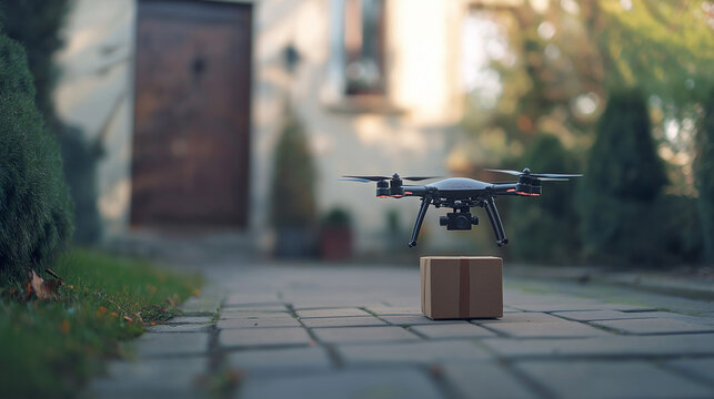 Drohne als Paketlieferdienst, Black Friday &Uuml;berlastung Post Generative AI