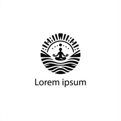 Obraz premium A Yoga Logo Design