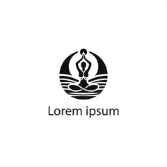 Fototapeta premium A Yoga Logo Design