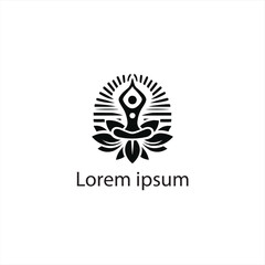 Fototapeta premium A Yoga Logo Design
