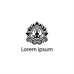 Obraz premium A Yoga Logo Design