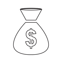 Investment, money, money bag icon