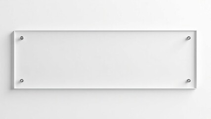 3D Horizontal Banner - Modern Clear Design