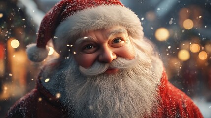 christmas greeting card hyper realistic  " ai generator "