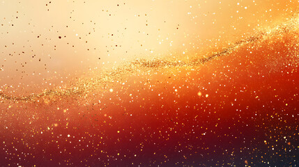 Expansive Cosmic Background with Sparkling Particles and Gradient