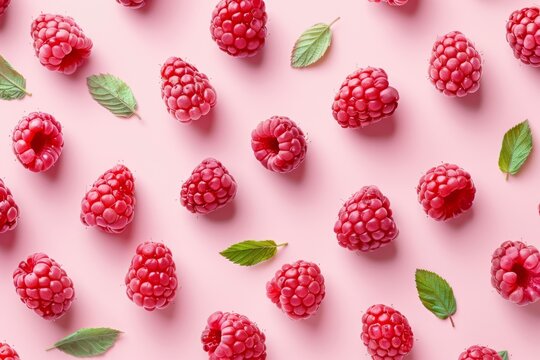 Background With Rapsberry