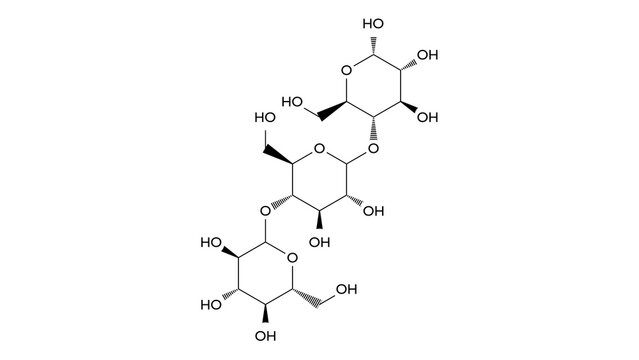 dextrin molecule, structural chemical formula, ball-and-stick model, isolated image e1400
