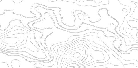Abstract Topographic Contour Line Pattern in Black and White, Transparent PNG Topographic line map. Modern design with White background with topographic wavy pattern design.