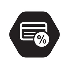 Loan, percent, interest icon